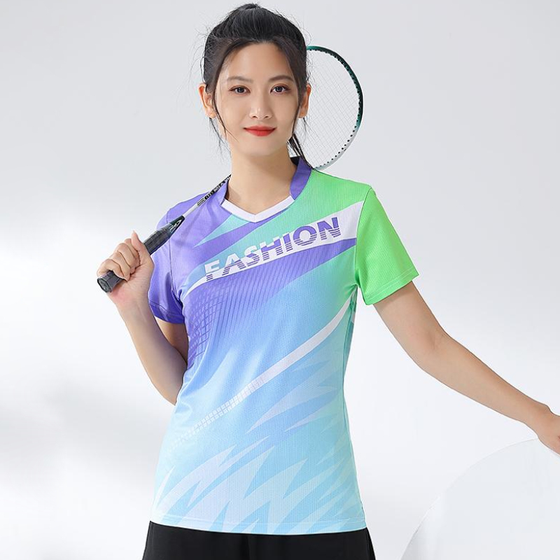 Table Tennis Volleyball - Camiseta con estampado de bádminton para