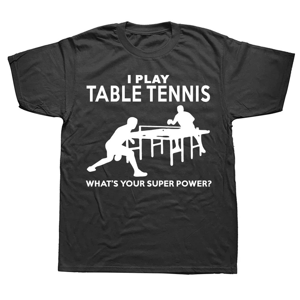 Table Tennis Graphics - Camiseta divertida con gráfico de tenis