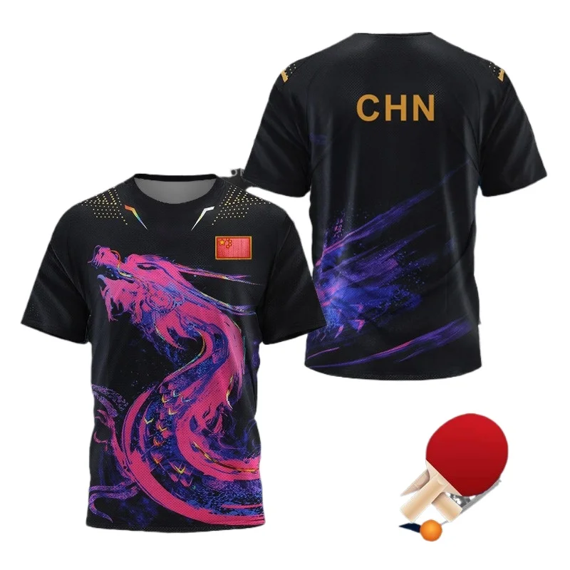 Table Tennis Graphics - Camiseta con gráfico de tenis de