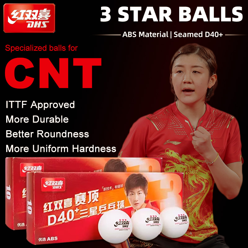 Table Tennis Video Game - DHS D40+ DJ40+ Pelotas de Ping