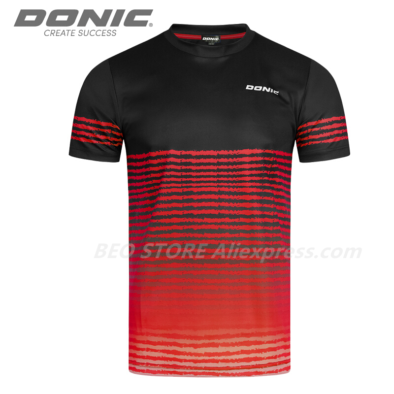 DONIC-camisetas de tenis de me - Table Tennis Jersey Butterfly reseña y precio