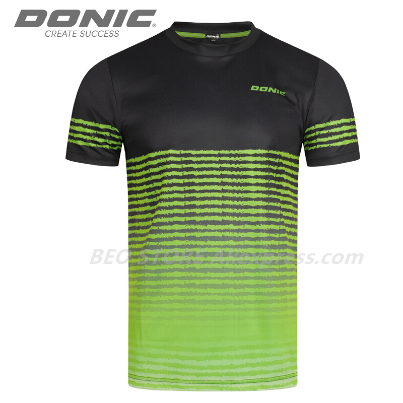 DONIC-camisetas de tenis de me - Table Tennis Jersey Butterfly reseña y precio