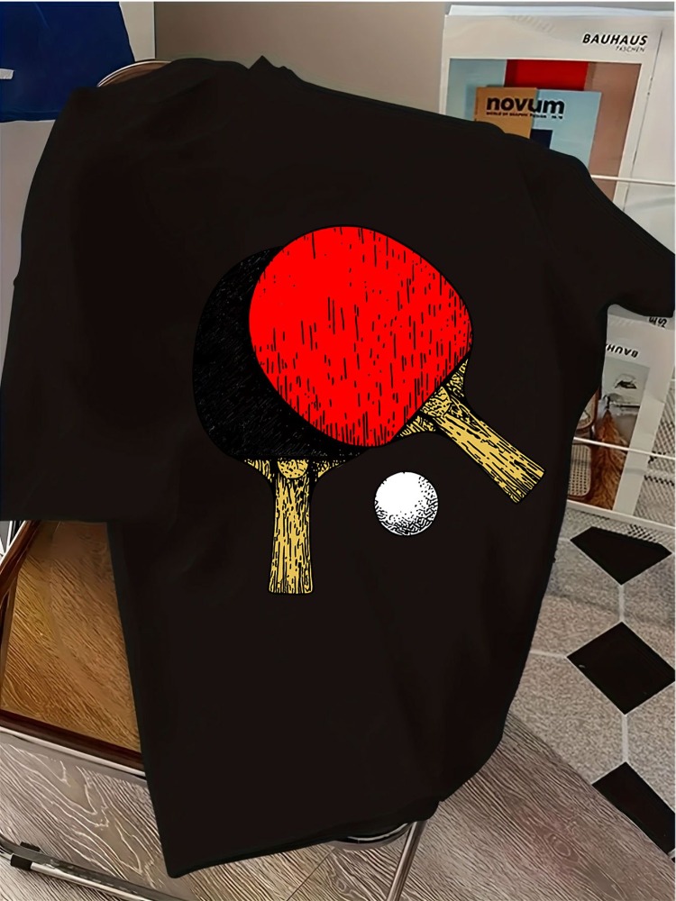 Camiseta de Cuello Redondo Azu - Table Tennis Graphics reseña y precio