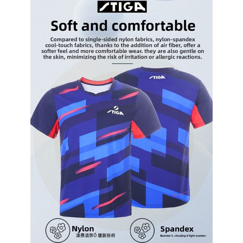 Camiseta de tenis de mesa Stik - Table Tennis Jersey Butterfly reseña y precio